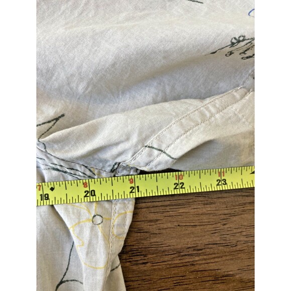 Banks Journal Mens Short Sleeve Dahlia Button Up Small  100% Cotton Floral - Picture 10 of 10